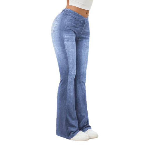Slightly Flared Pants That Create A Slimming Look Dropshipman