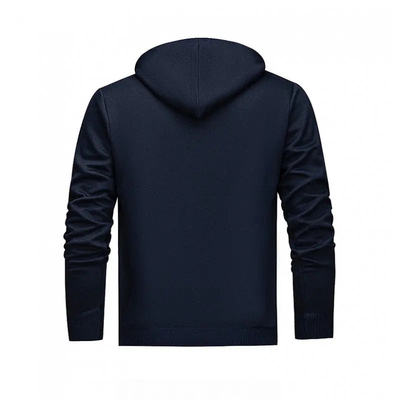 Hooded Long Sleeve Sweatshirt – Comfortable Casual Pullover with Cozy Hood and Soft Fabric, Perfect for Everyday Wear and Layering Dropshipman
