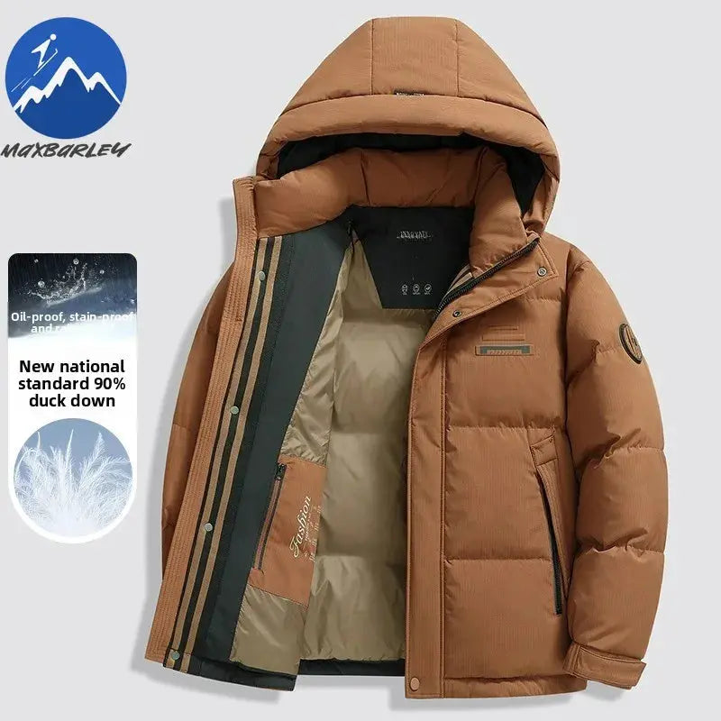 Maxbarley Mens Down Jacket Assist Life