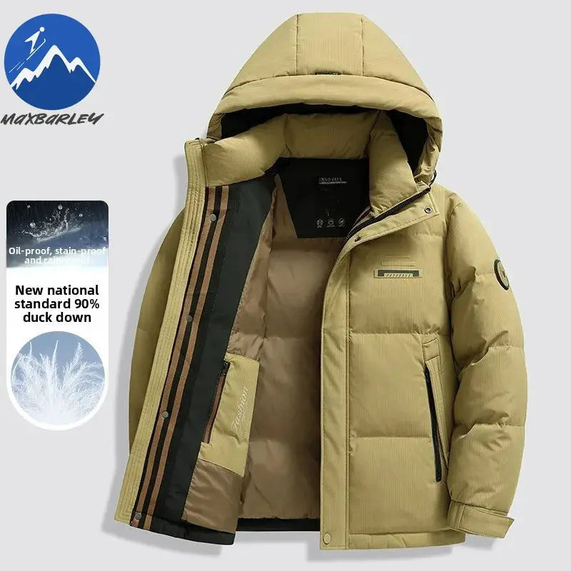 Maxbarley Mens Down Jacket Assist Life