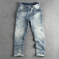 American Vintage Casual Washed Cotton Denim Jeans Spring Autumn Assist Life