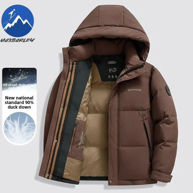 Maxbarley Mens Down Jacket Assist Life