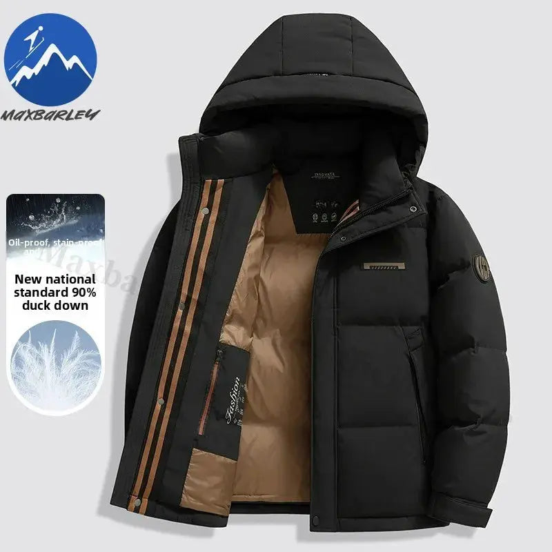 Maxbarley Mens Down Jacket Assist Life