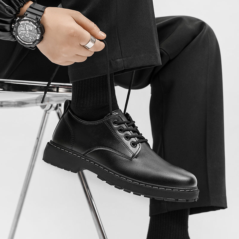 Mens Casual Waterproof Dr Martens-style Low-top Boots Dropshipman